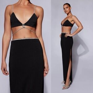 Meshki Sweeney Diamante Top & Bottom